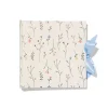fotoboek met strik 24x24.5 papier bloemen