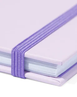 fotoboek plakboek met spiraal 32.5x23 lila quote