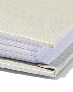 fotoboek 32.5x29 linnen zilver