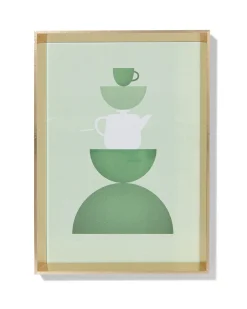 fotolijst 15x20cm goud hout facetrand