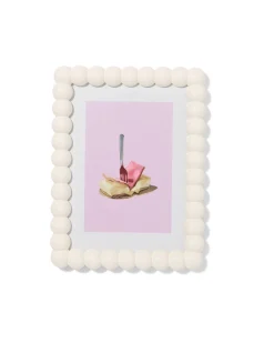 fotolijst 15x20cm hout bolletjes
