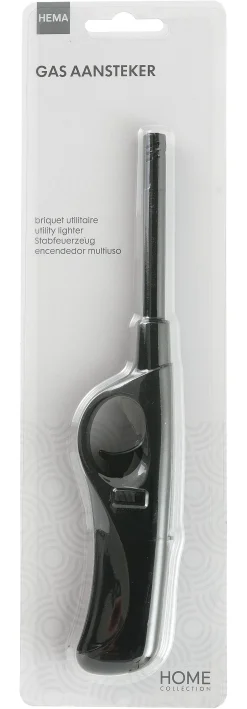 gasaansteker met vlam