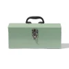 gereedschapskist 18x41x19 metaal groen
