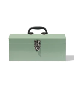 gereedschapskist 18x41x19 metaal groen