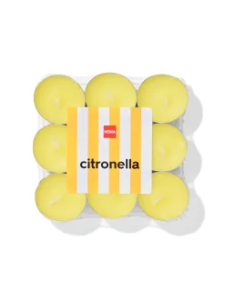 geur sfeerlichten citronella - 18 stuks