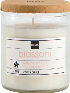 geurkaars in glas Ø6.5 blossom