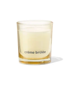 geurkaars in glas ⌀7x8cm crème brûlée