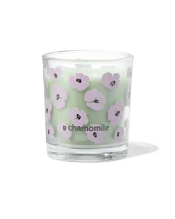 geurkaars in glas ⌀7x8cm kamille