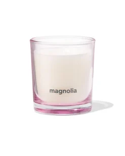 geurkaars in glas ⌀7x8cm magnolia