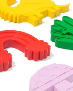 gevormde waskrijtjes fantasie - 6 stuks