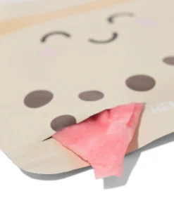 gezicht sheetmasker bubble tea