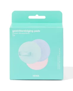 gezichtsreinings pads - 3 stuks