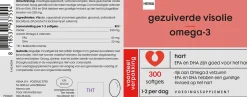 gezuiverde visolie omega-3 - 300 stuks