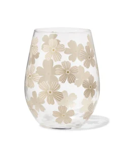 glas 550ml bloemen