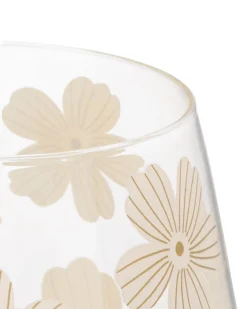 glas 550ml bloemen