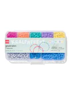 glaskralen 135gram heldere kleuren