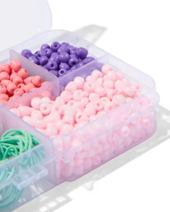 glaskralen 135gram pastelkleuren