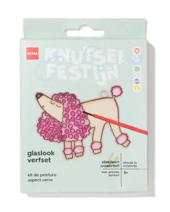 glaslook verfset poedel
