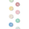 glasmarkeerders bloemen - 8 stuks