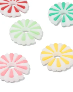 glasmarkeerders bloemen - 8 stuks