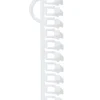 glijders voor U-rails wit - 10 stuks