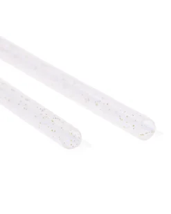 glitter rietjes herbruikbaar - 10 stuks