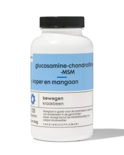 glucosamine-chondroïtine-MSM + koper en mangaan