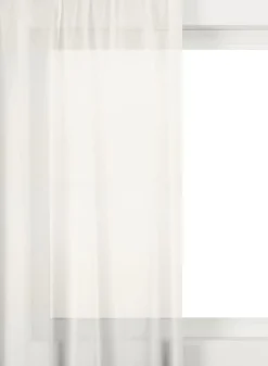 gordijnstof voile basic ecru - HEMA