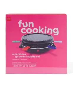 gourmet raclette set 6 personen