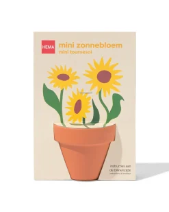 groeipot mini zonnebloem