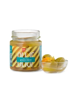 groene olijven met citrus 200g