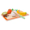 groente- en fruitset hout 6-delig