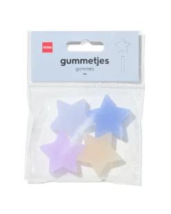 gummen sterren - 4 stuks