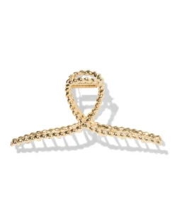 haarklem 11cm goud