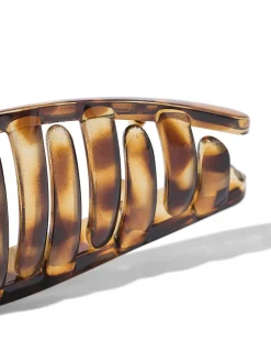 haarklem 11cm krul zwart