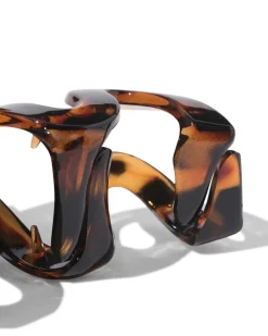 haarklem 9cm swirl tortoise