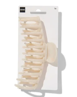 haarklem 12cm wit marmer