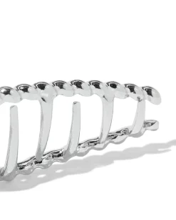 haarklem 11cm zilver