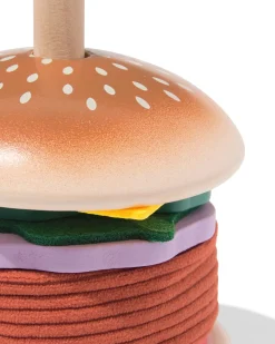 hamburger 9x12x9cm hout