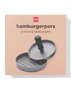 hamburgerpers ⌀12.5cm bbq