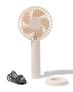 handventilator ⌀11.5x23.5cm beige