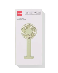 handventilator ⌀11.5x23.5cm groen