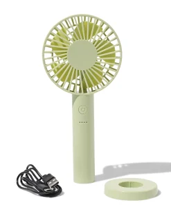 handventilator ⌀11.5x23.5cm groen