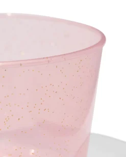 herbruikbare bakjes glitter - 4 stuks