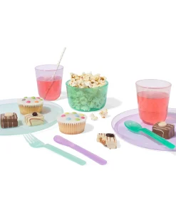 herbruikbare bekers glitter 250ml 4 stuks