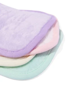 herbruikbare gezichtsreinigingsdoekjes met was- en bewaarzakje 8cm - 4 stuks