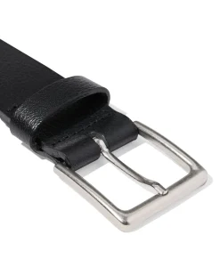 heren riem leer zwart