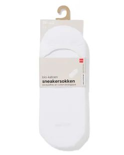 heren sneakersokken - 5 paar wit