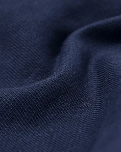 heren sweatshort donkerblauw