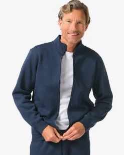 heren sweatvest Nielson donkerblauw